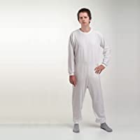 Obbocare - Pijama Antipañal De Adulto De Manga Larga. Pijama Geriátrico De 1 Cremallera Para Facilitar Cambio De Pañal…